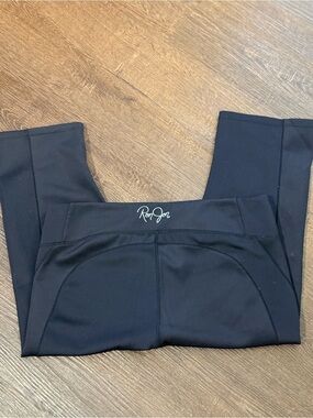Ron Jon Black Leggings with Logo Waistband